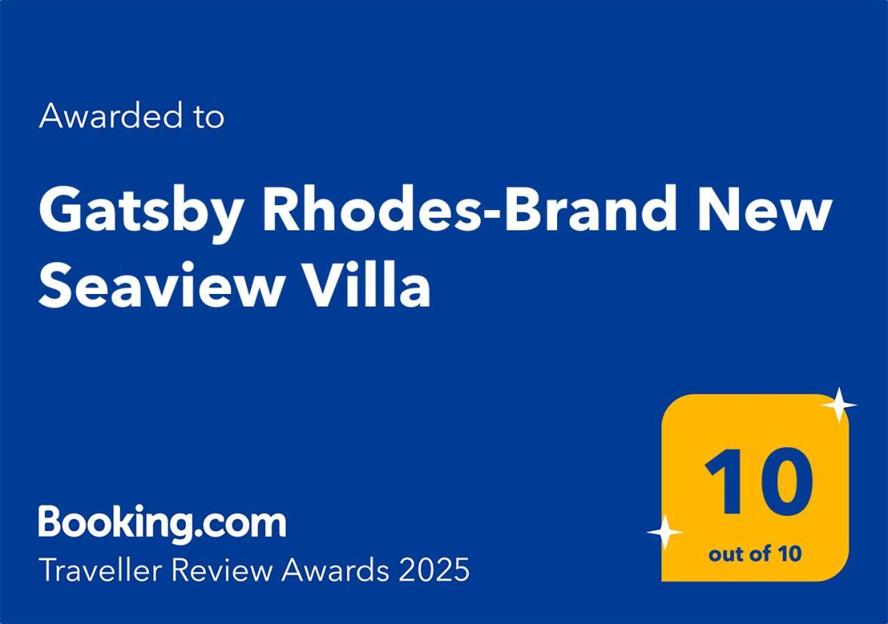 Gatsby Rhodes Brand New Exclusive Villas Asgourou Exteriér fotografie